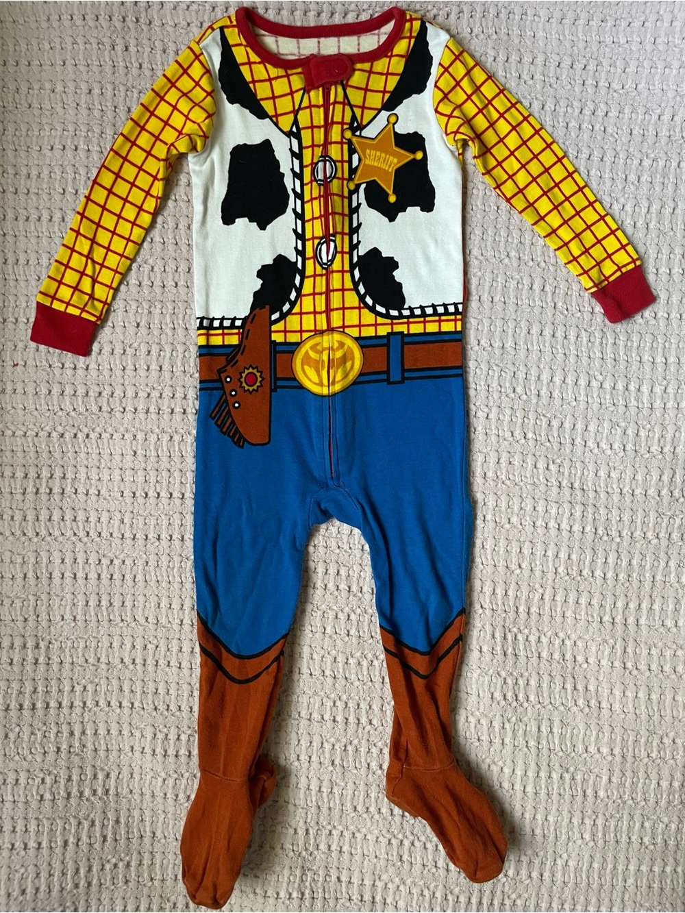 Disney Baby Toy Story Woody Costume Footed Sleeper Pajamas 18-24M